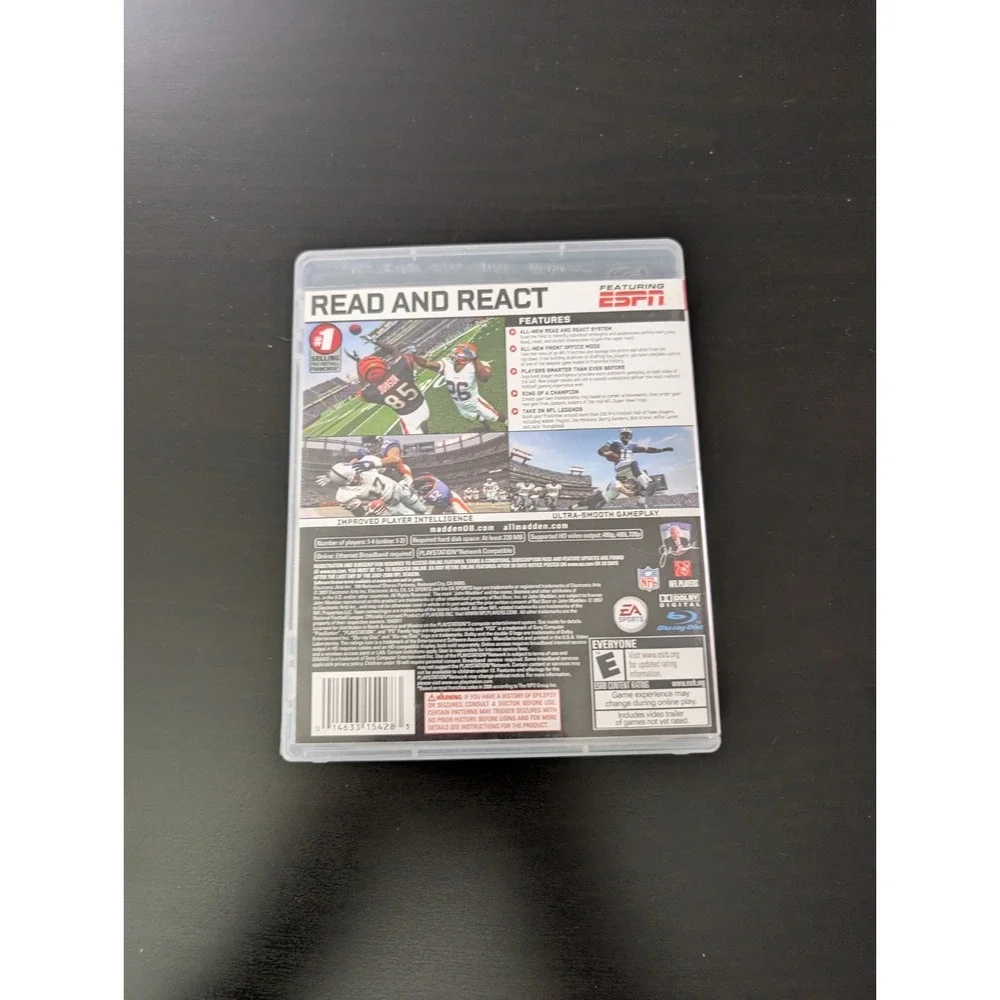 Madden 2008‎ - Sony Playstation 3 Pristine Tested Authentic